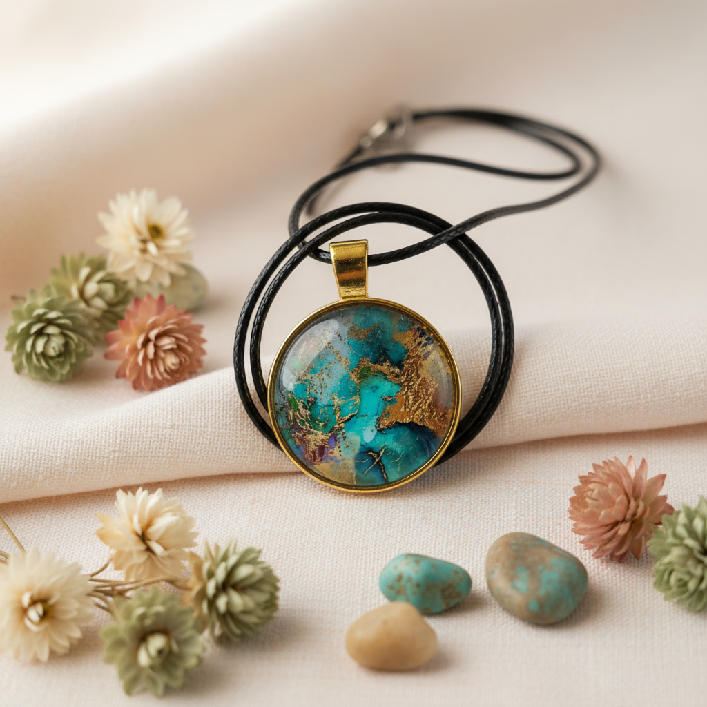 Cabochon, Necklace