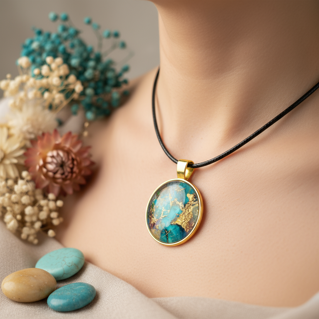 Cabochon, Necklace