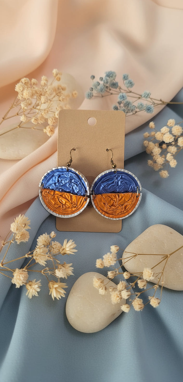 Kávékapszula fülbevaló