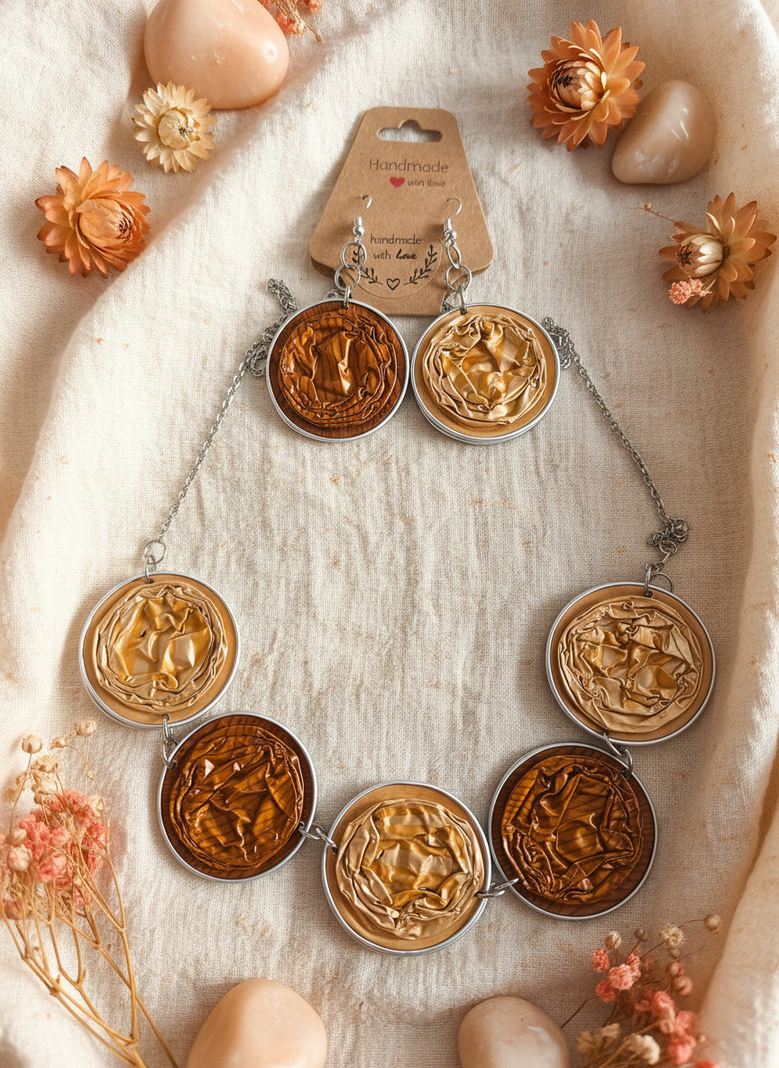 Coffeecapsule Necklace Set