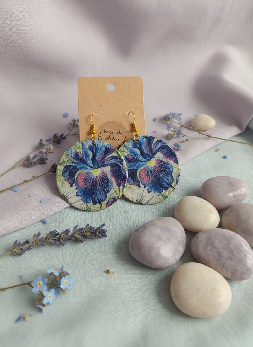 Decopauge Earring with Flower