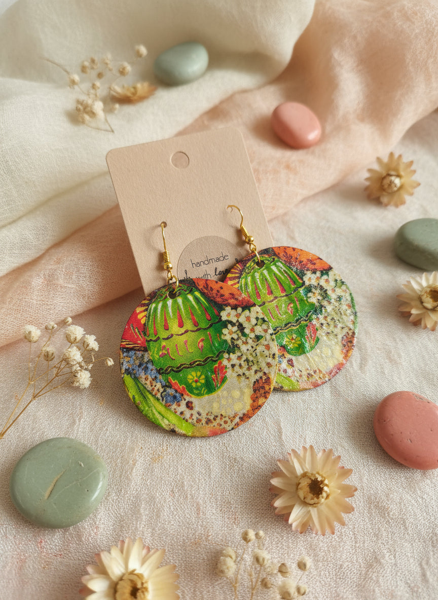 Decopauge Earring with Flower