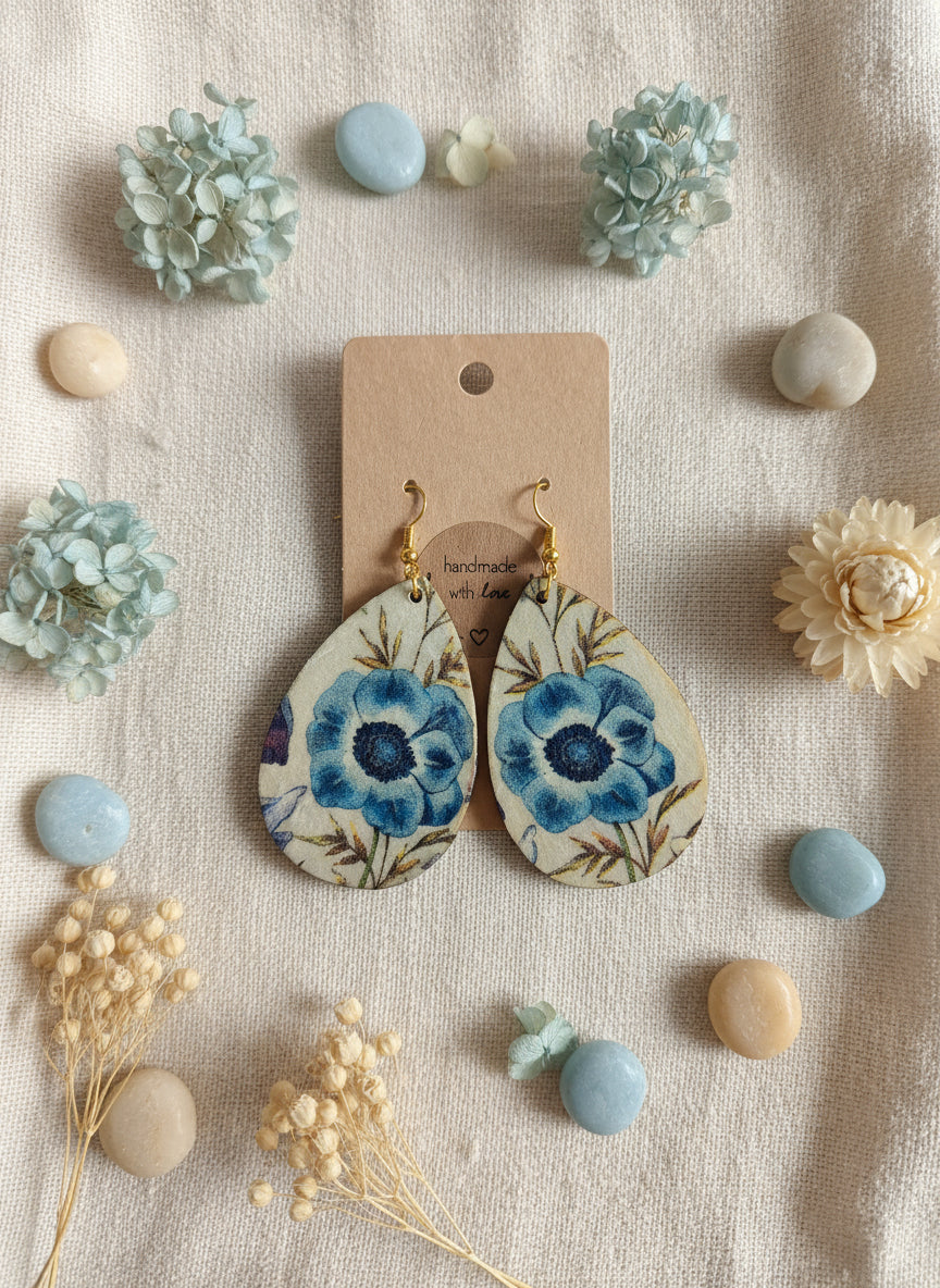 Decopauge Earring with Flower