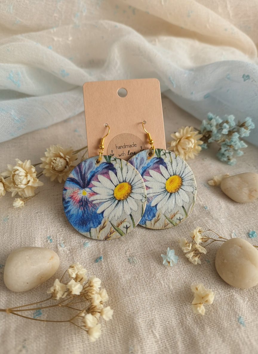 Decopauge Earring with Flower