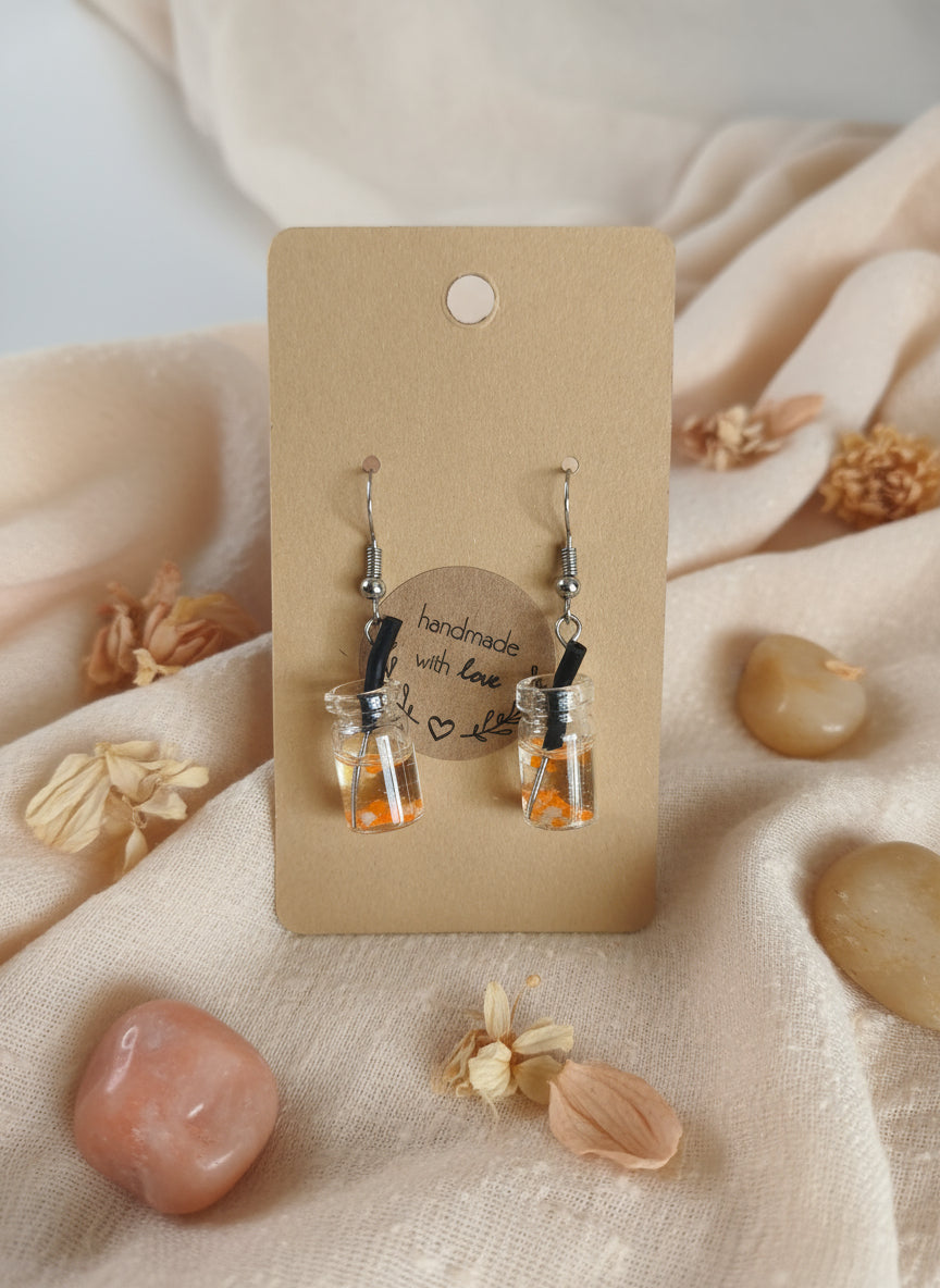 Plastic Earring with Alcohol