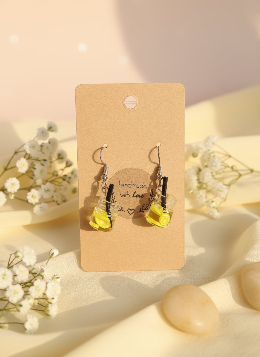 Plastic Earring with Alcohol