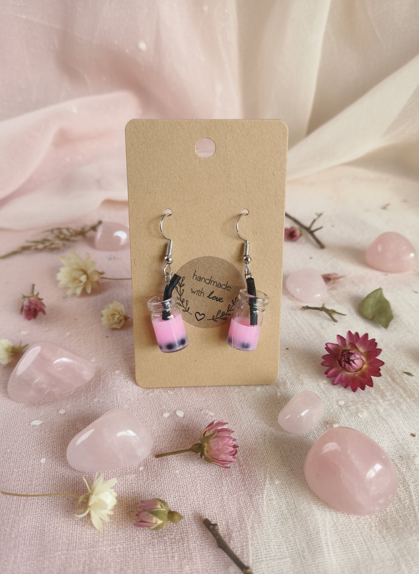 Plastic Earring with Alcohol