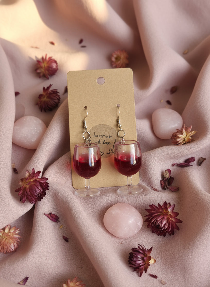 Plastic Earring with Alcohol