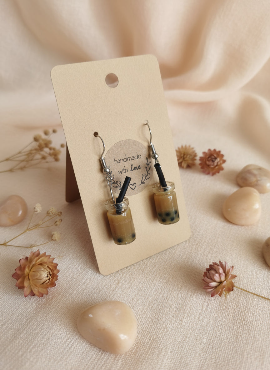 Plastic Earring with Alcohol