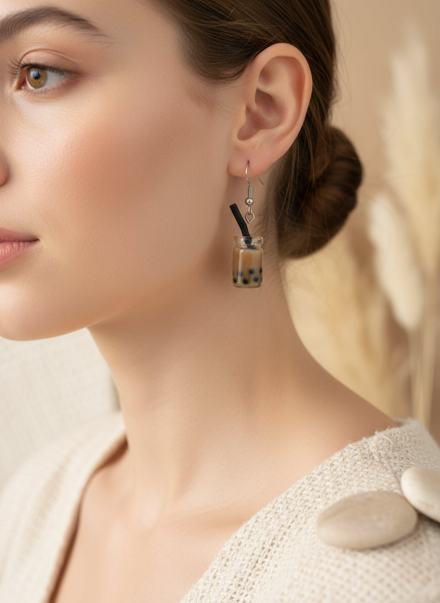 Plastic Earring with Alcohol