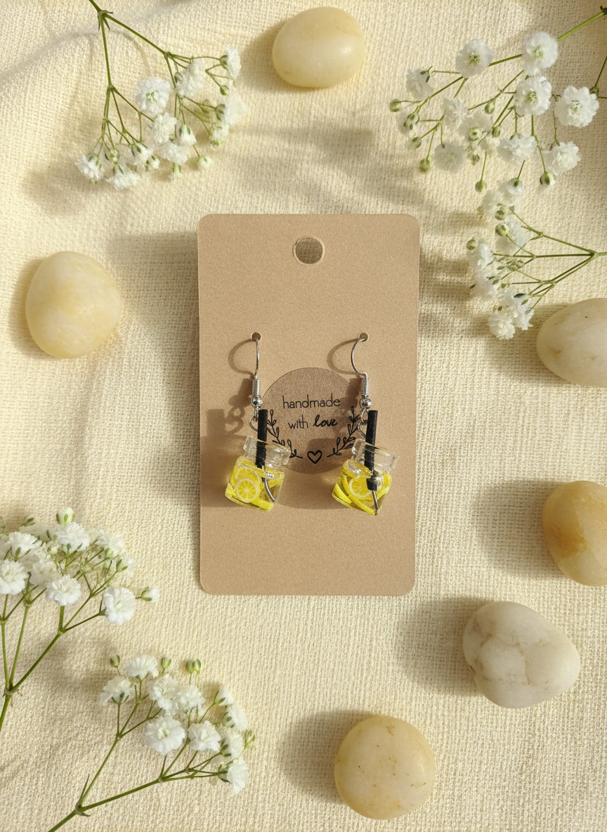 Plastic Earring with Alcohol