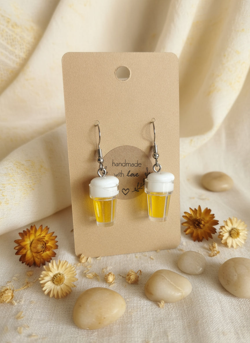 Plastic Earring with Alcohol