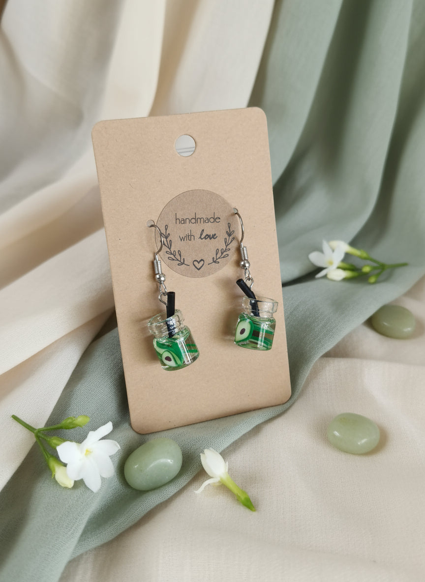 Plastic Earring with Alcohol