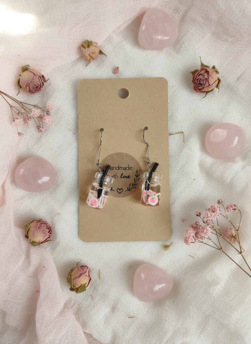 Plastic Earring with Alcohol