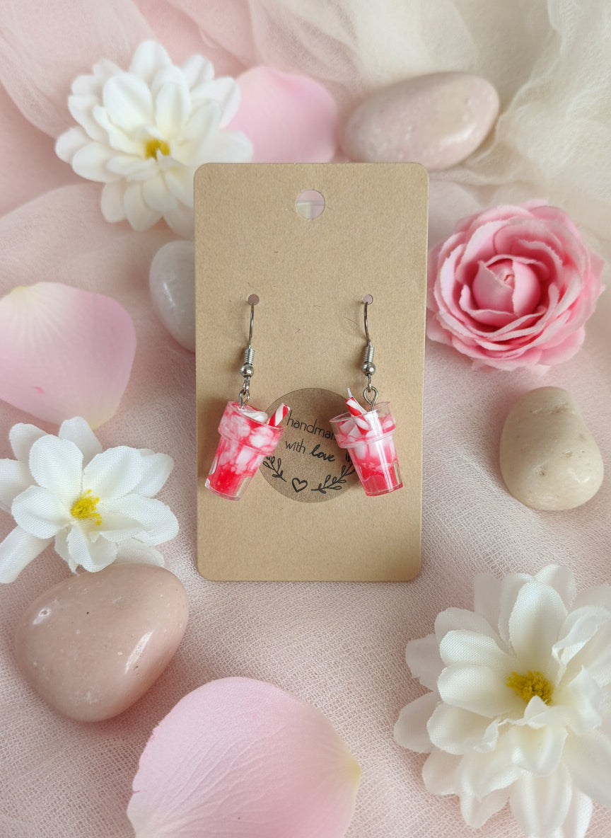 Plastic Earring with Alcohol