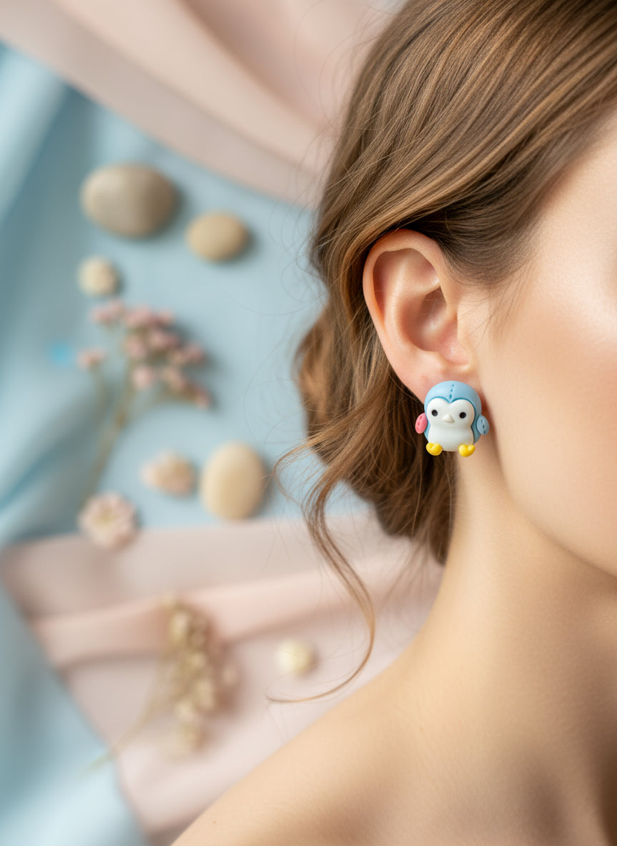 Plastic Earring with Animal