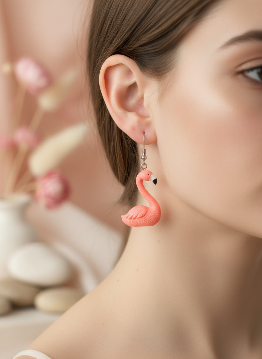 Plastic Earring with Animal