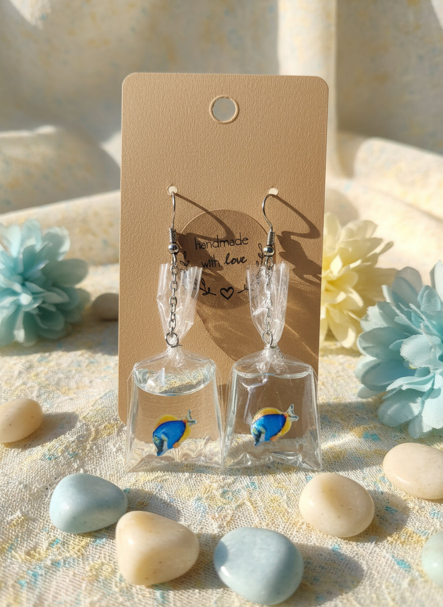 Plastic Earring with Animal