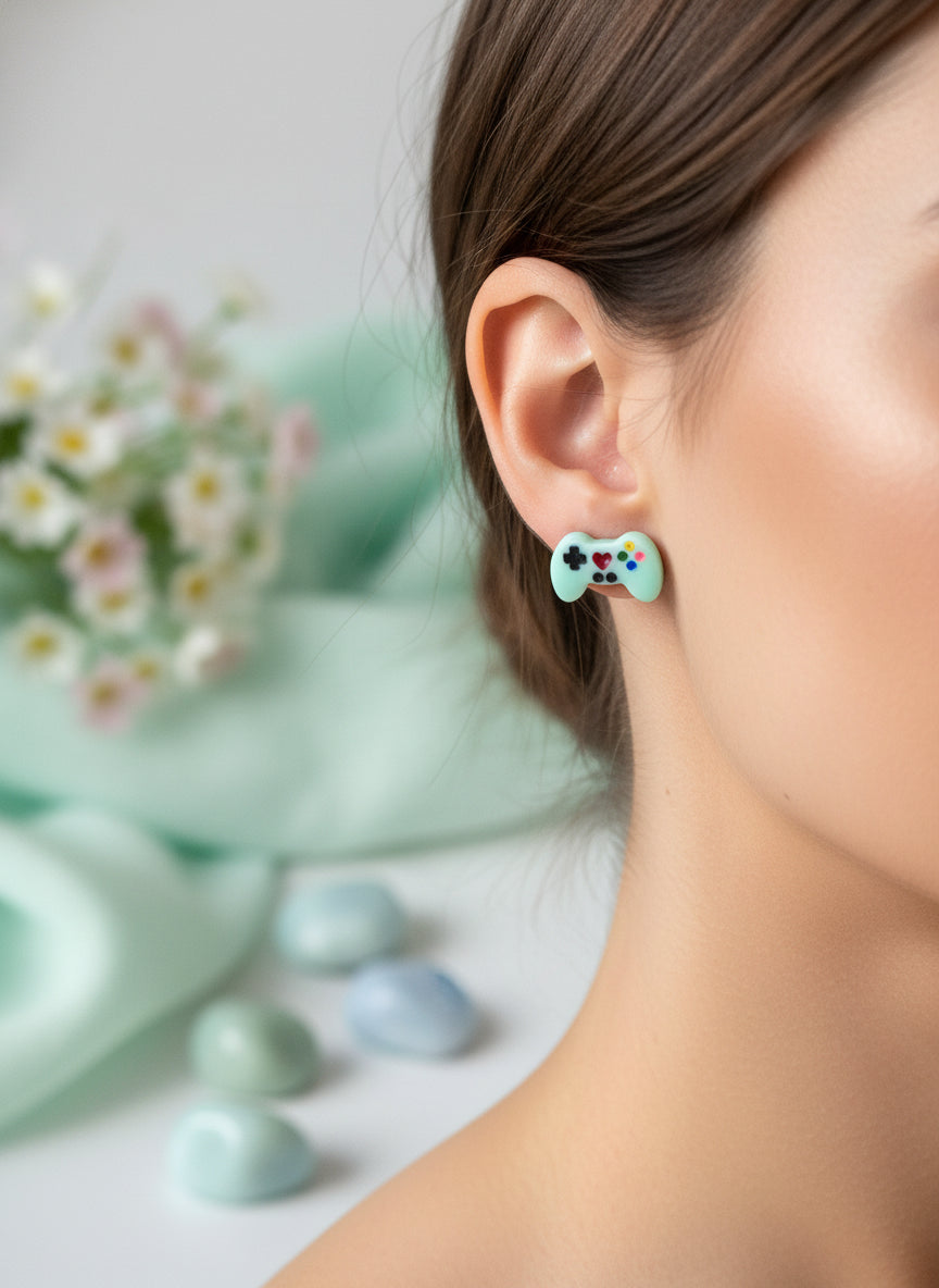 Plastic Earring for Gamers