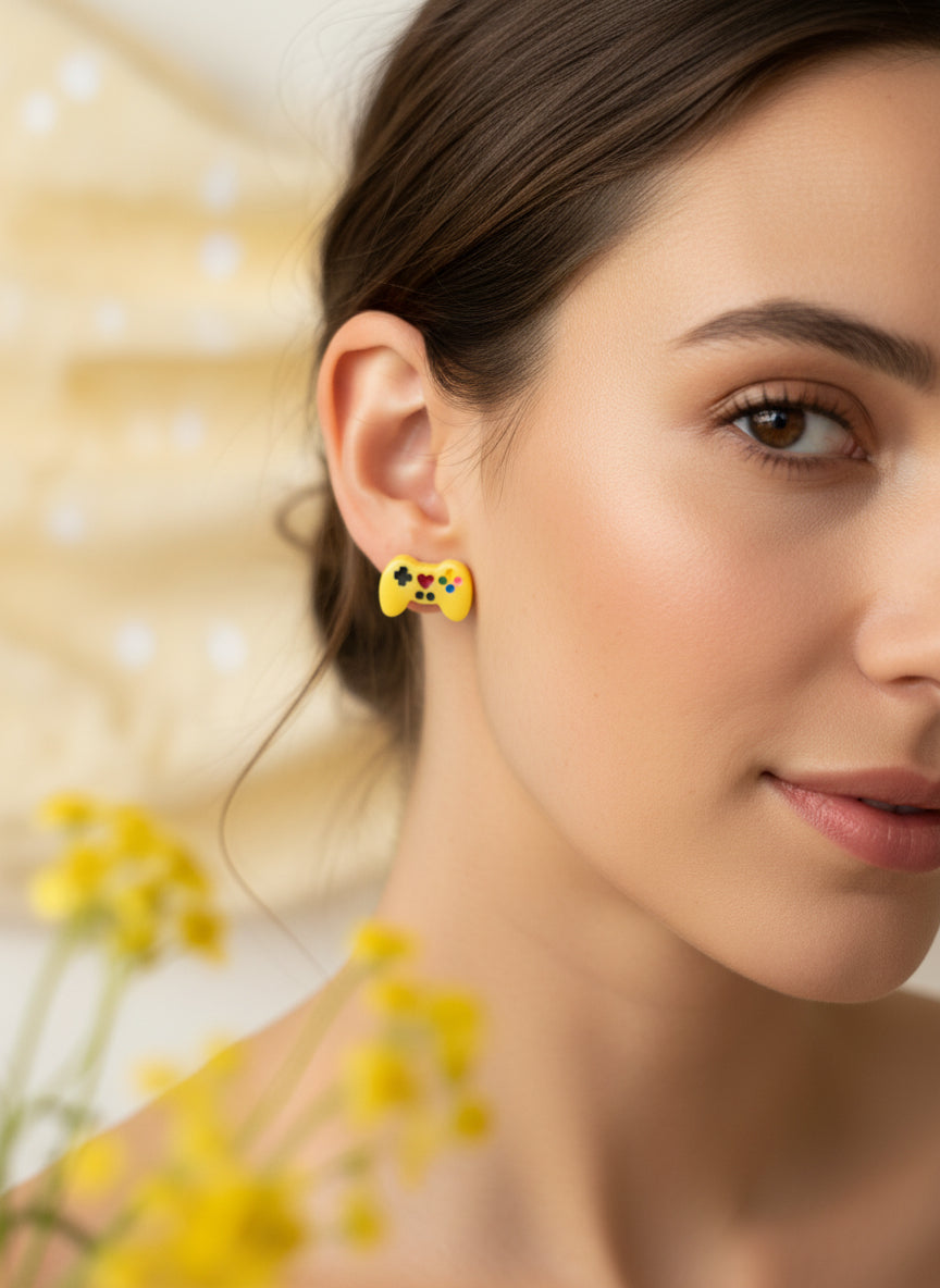 Plastic Earring for Gamers