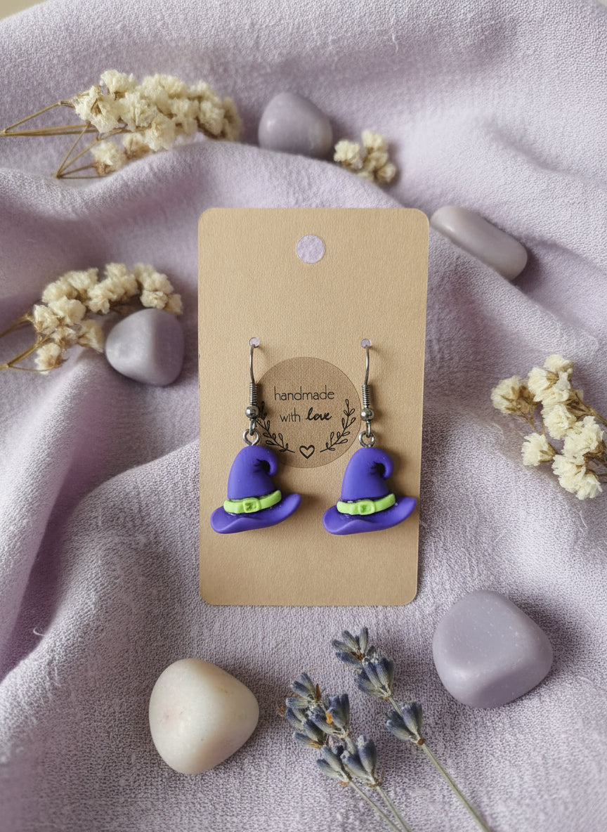 Műanyag fülbevaló Halloweenre