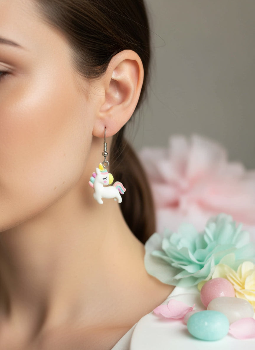 Műanyag fülbevaló Halloweenre