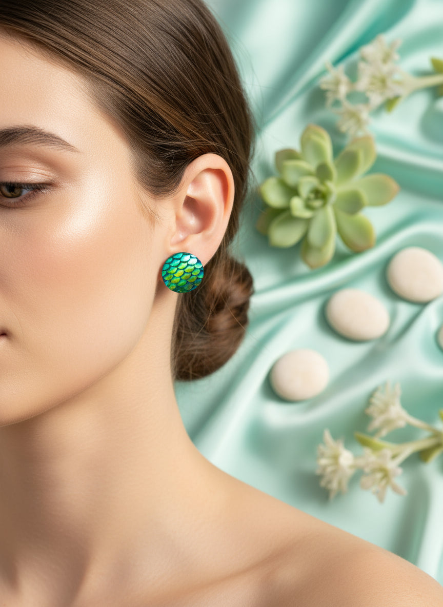 Plastic Sparkling Earring