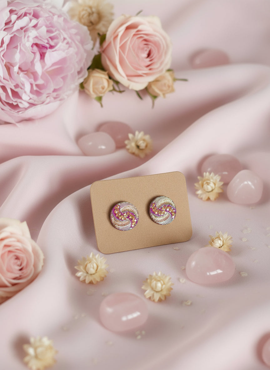 Plastic Sparkling Earring