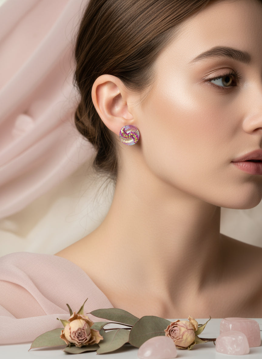 Plastic Sparkling Earring