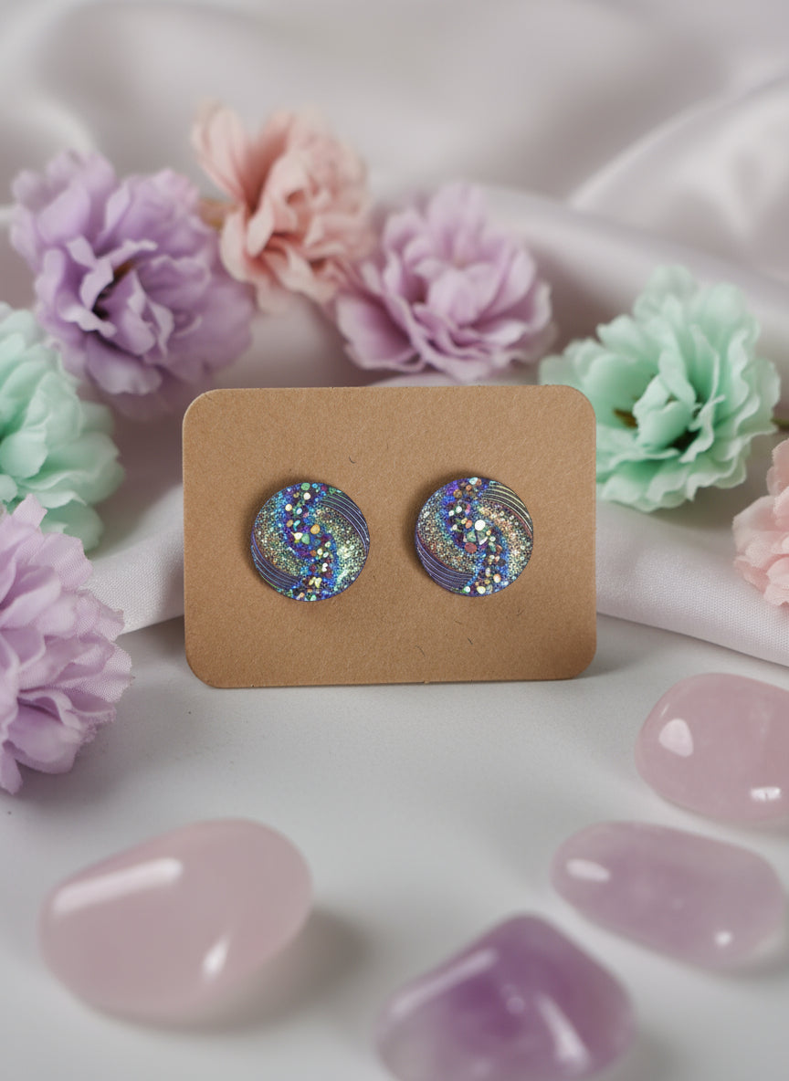 Plastic Sparkling Earring