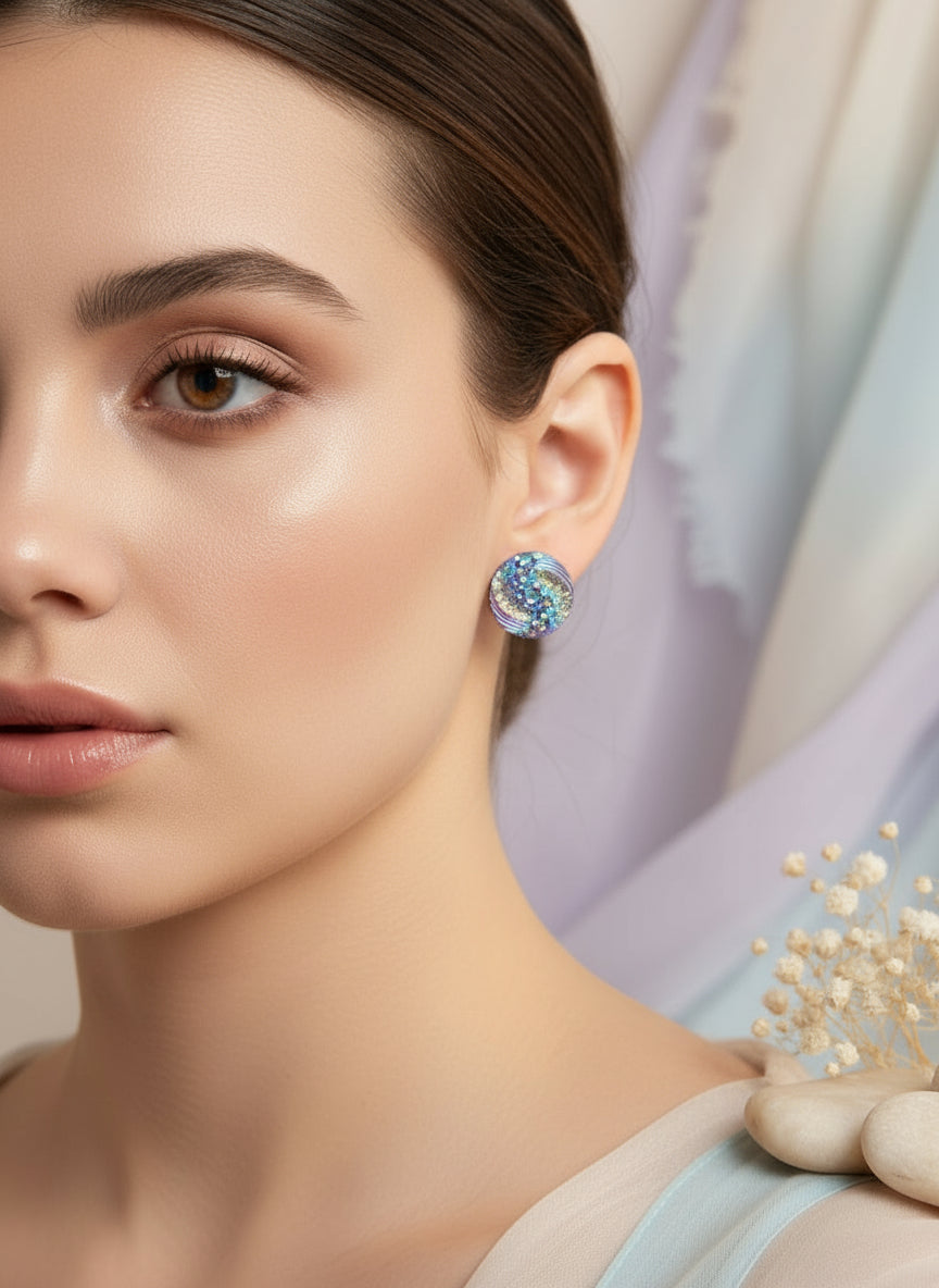 Plastic Sparkling Earring