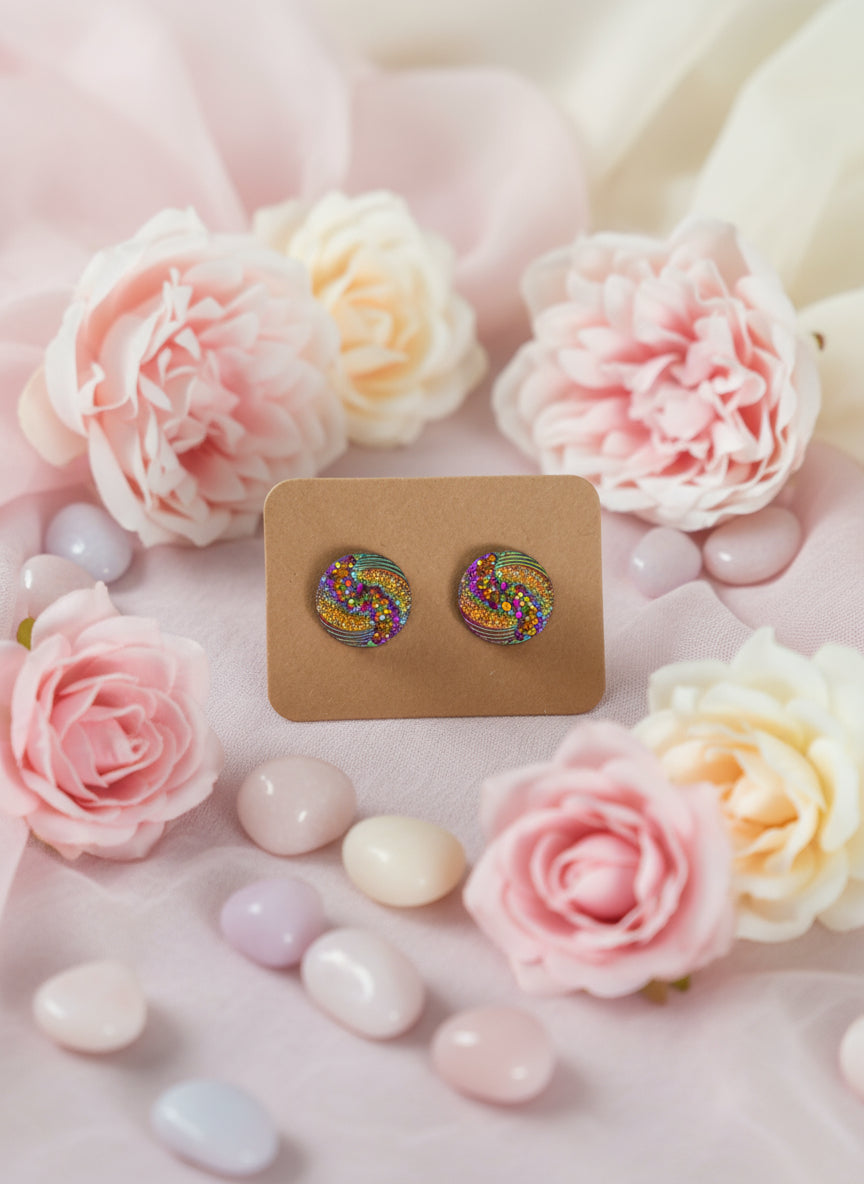 Plastic Sparkling Earring