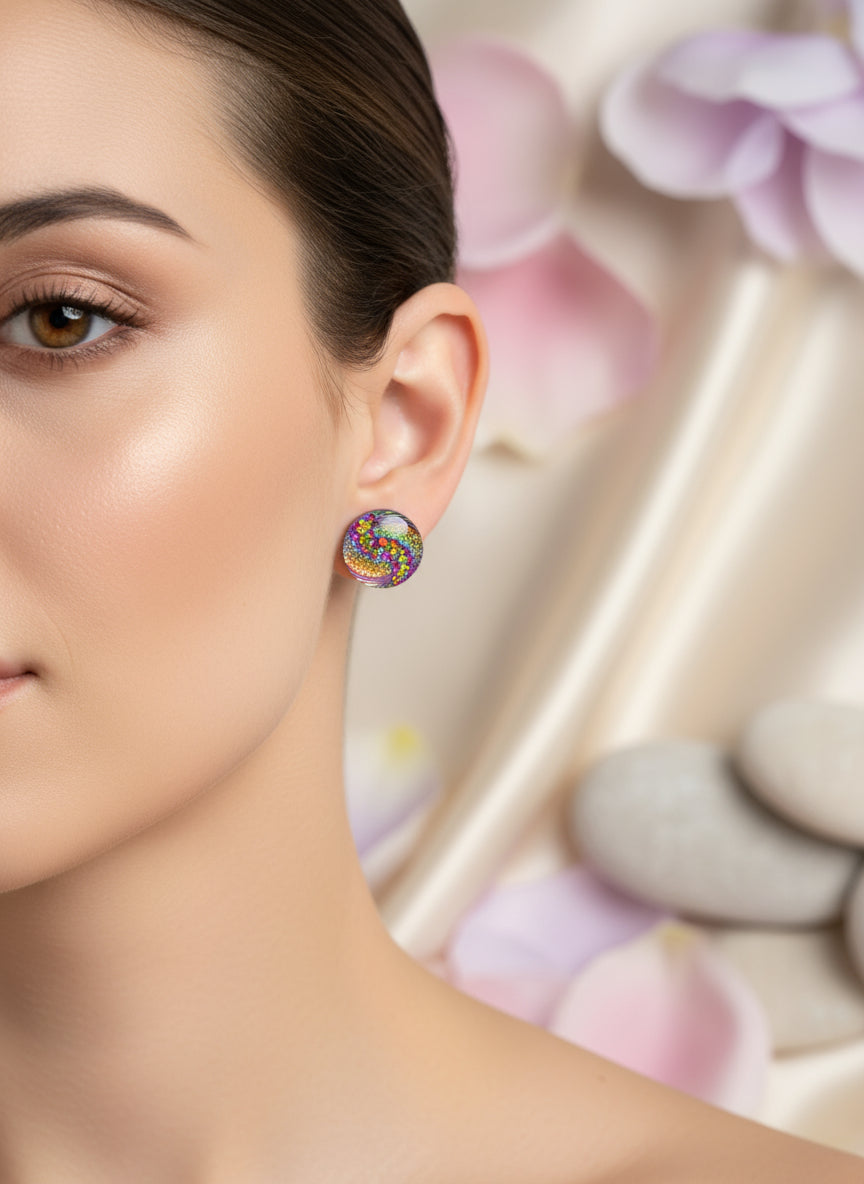 Plastic Sparkling Earring