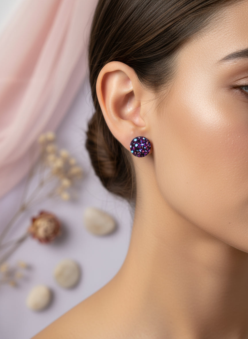 Plastic Sparkling Earring