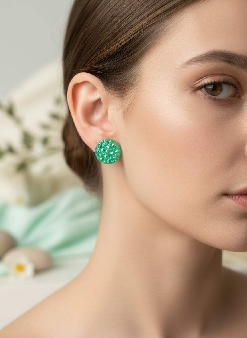 Plastic Sparkling Earring