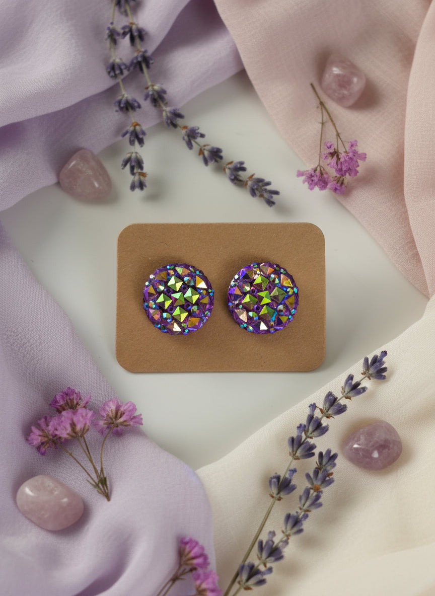 Plastic Sparkling Earring