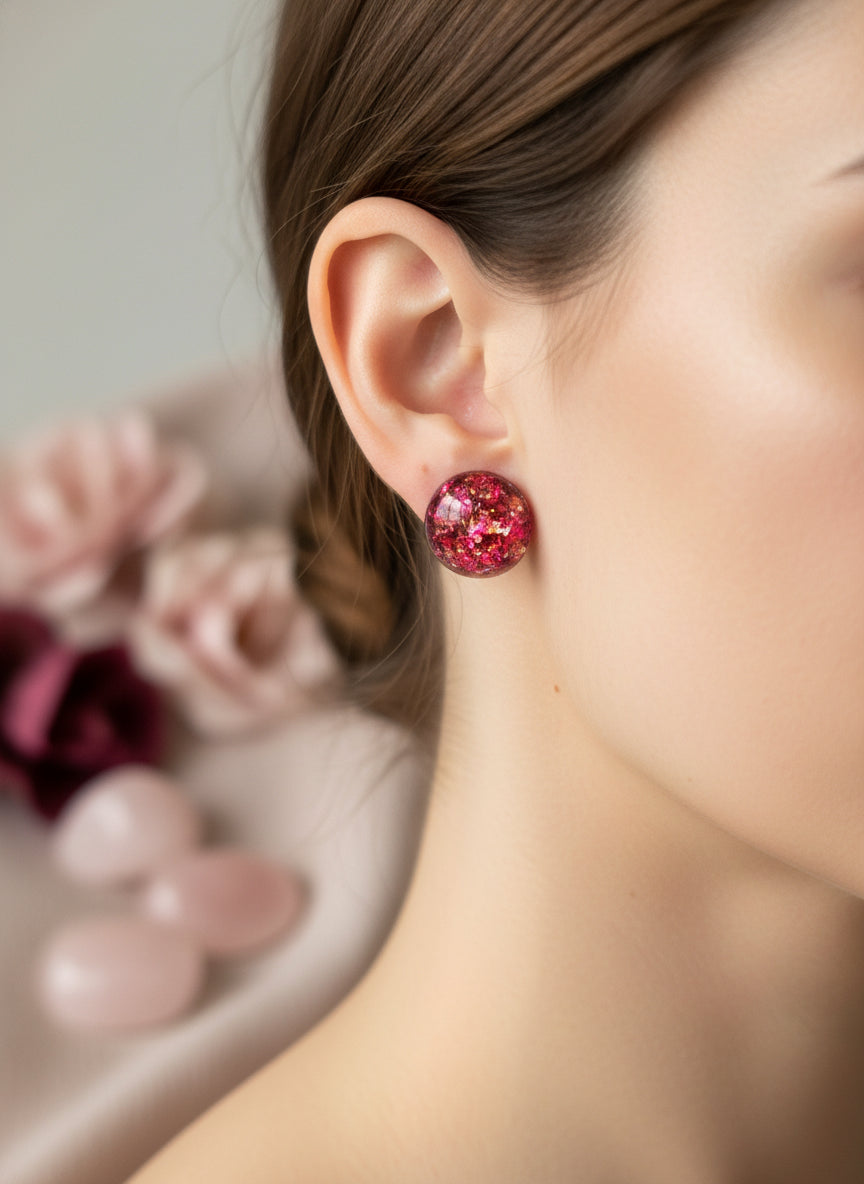 Plastic Sparkling Earring