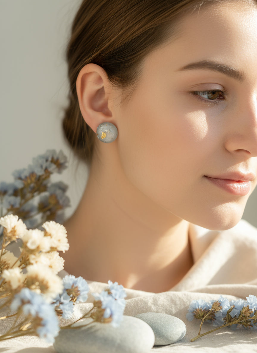 Plastic Sparkling Earring