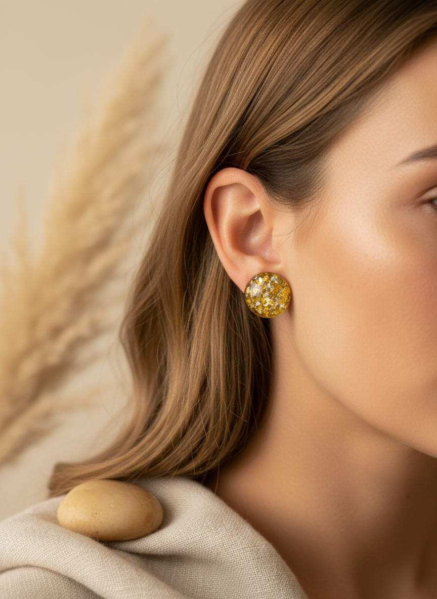 Plastic Sparkling Earring