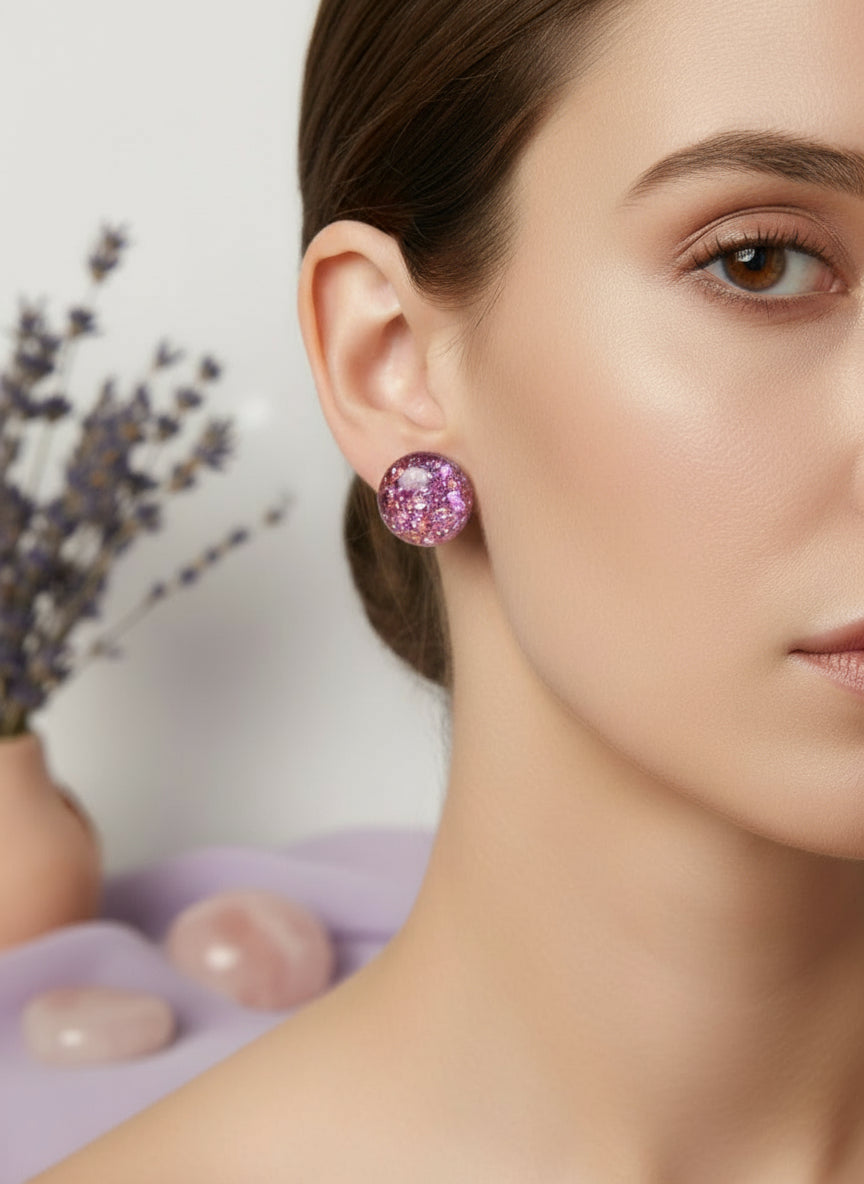 Plastic Sparkling Earring