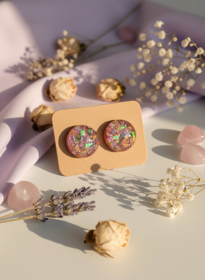 Plastic Sparkling Earring