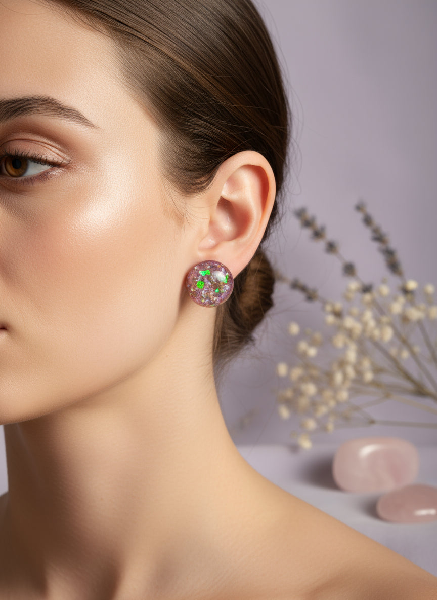 Plastic Sparkling Earring
