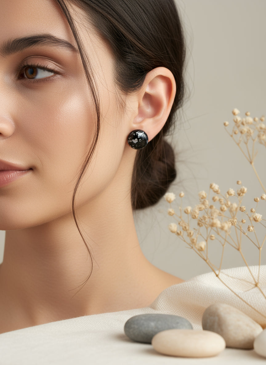 Plastic Sparkling Earring