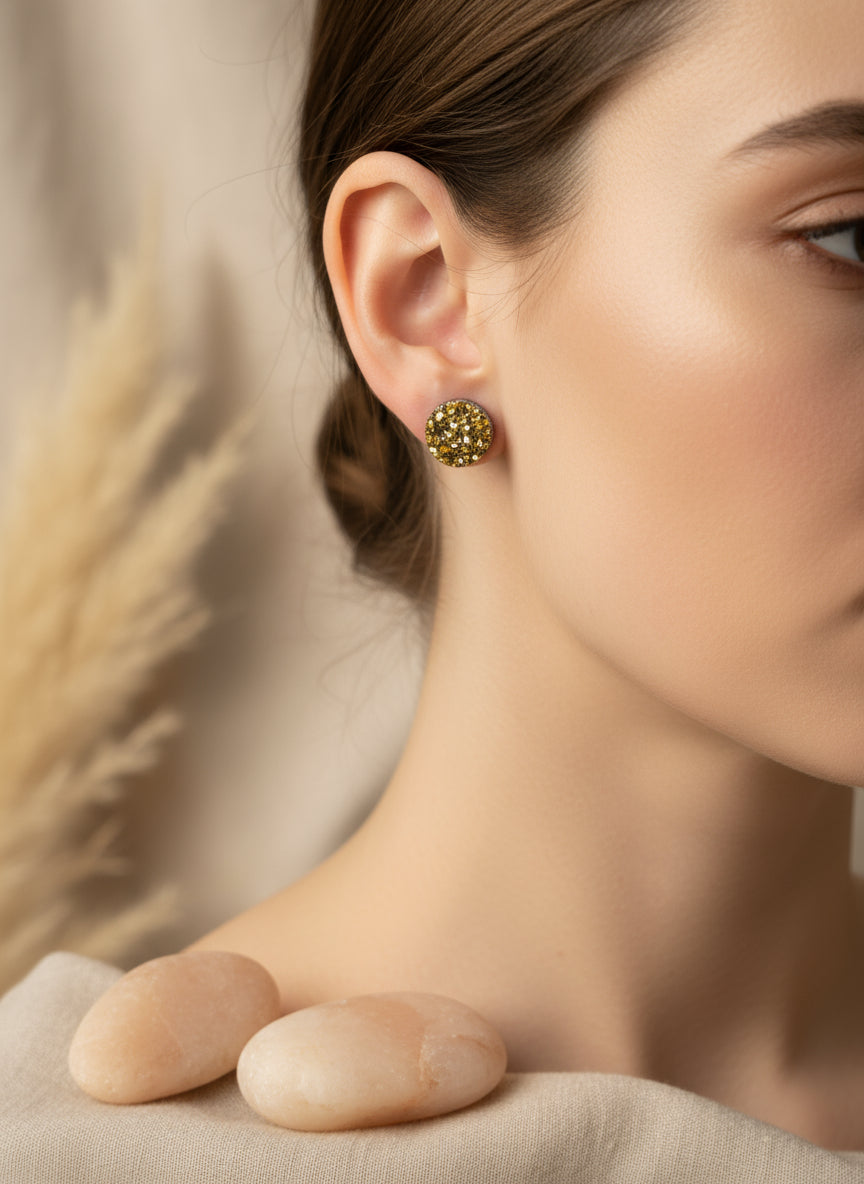 Plastic Sparkling Earring