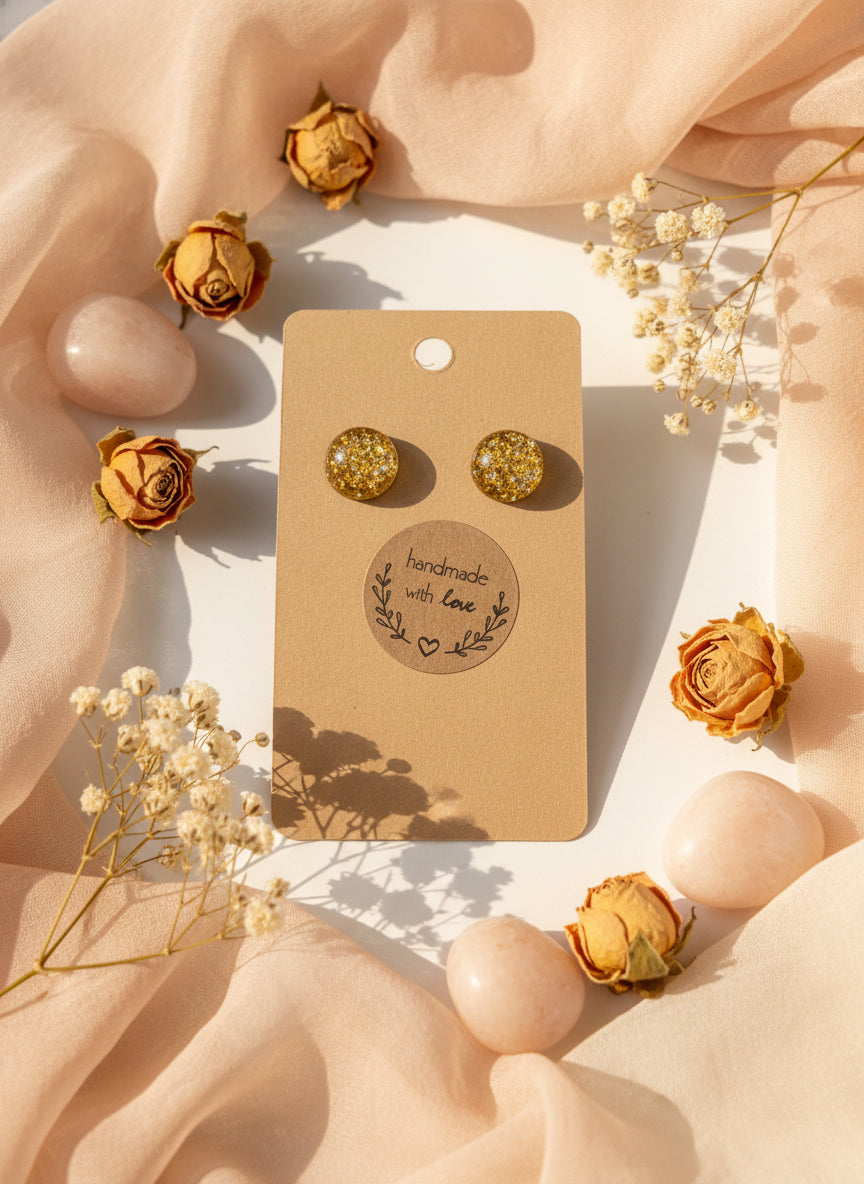 Plastic Sparkling Earring