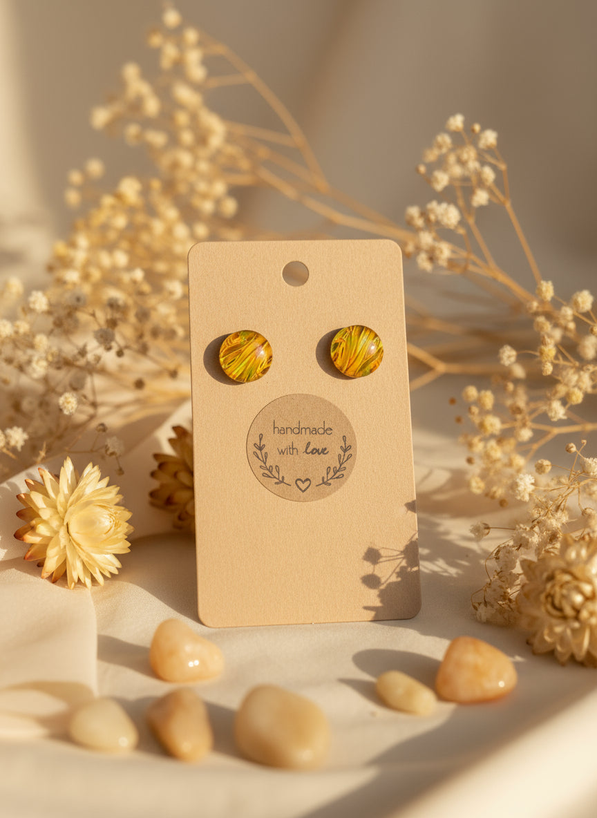 Plastic Sparkling Earring