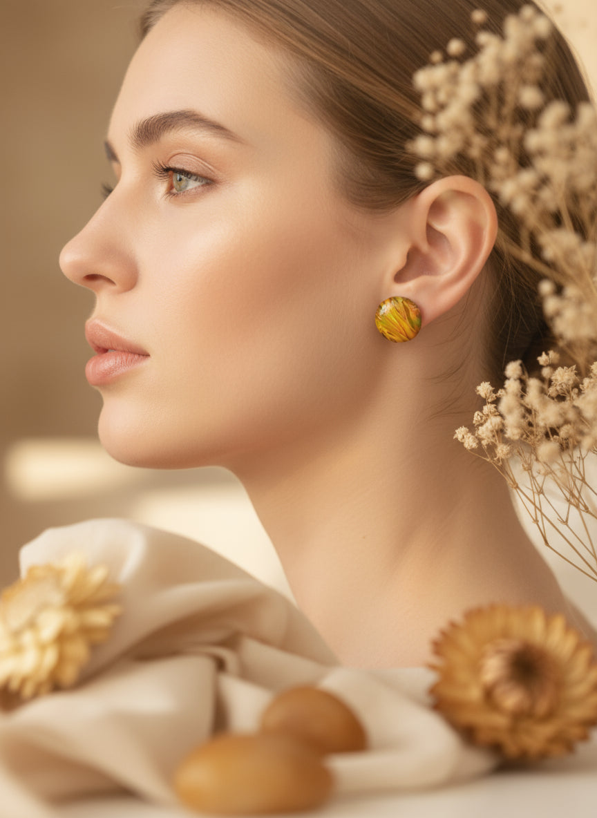 Plastic Sparkling Earring