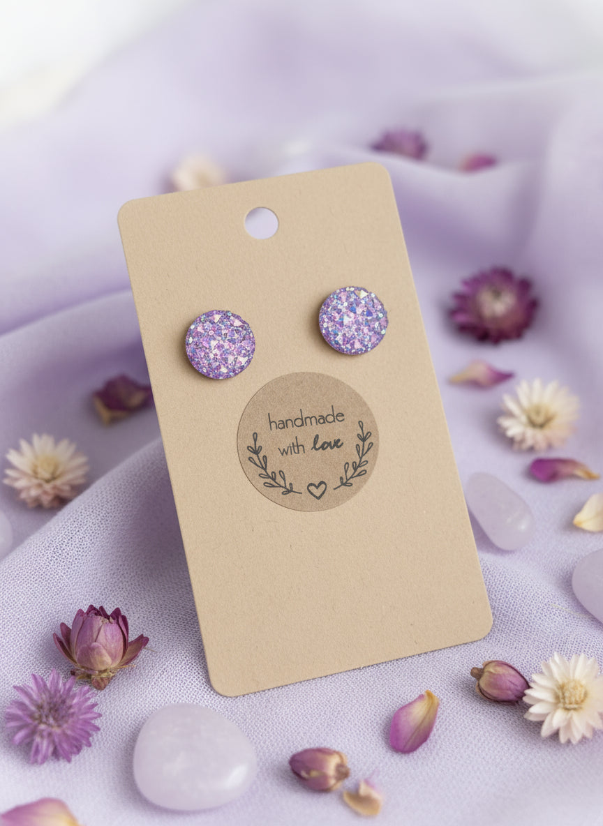 Plastic Sparkling Earring