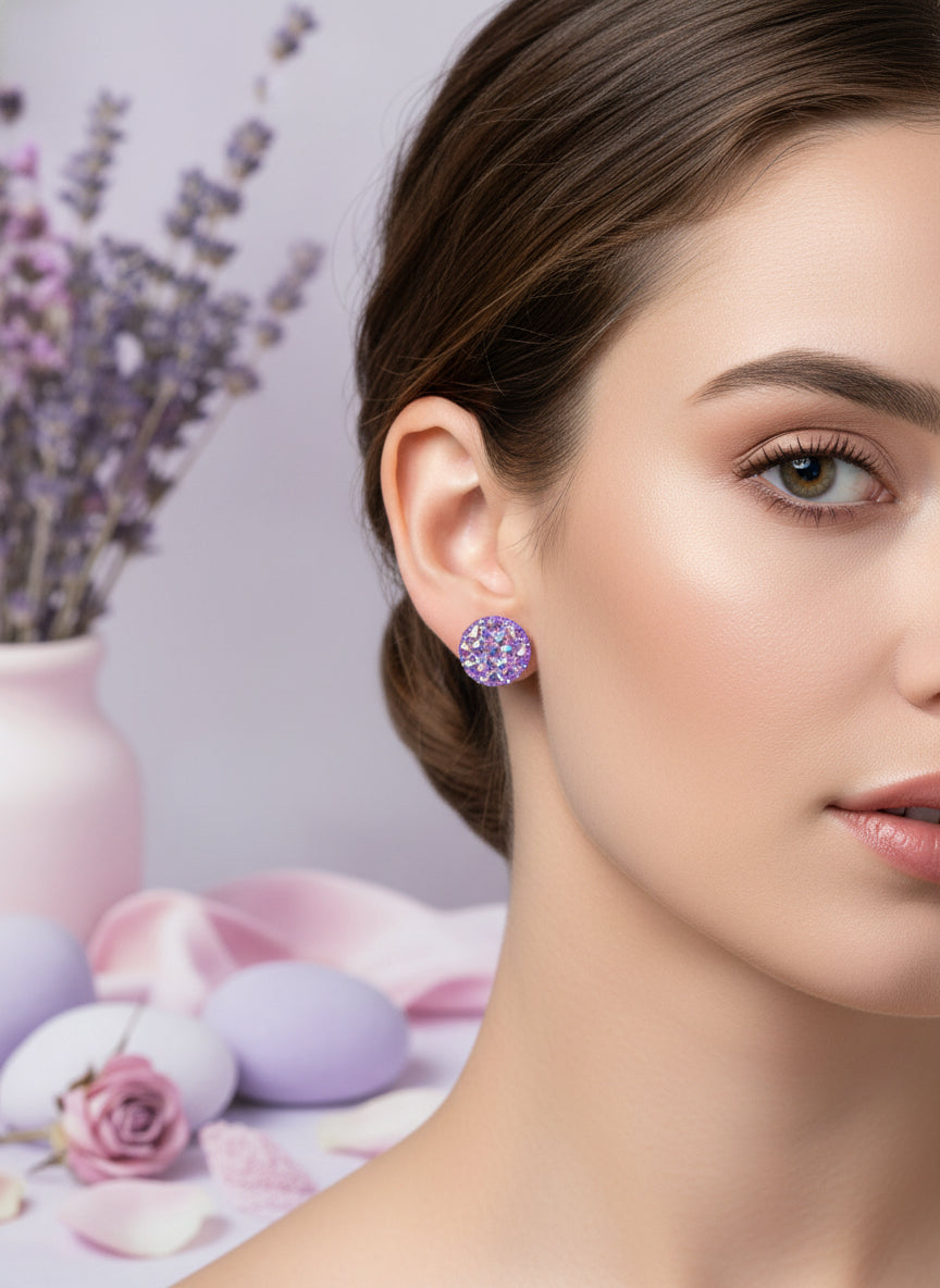 Plastic Sparkling Earring