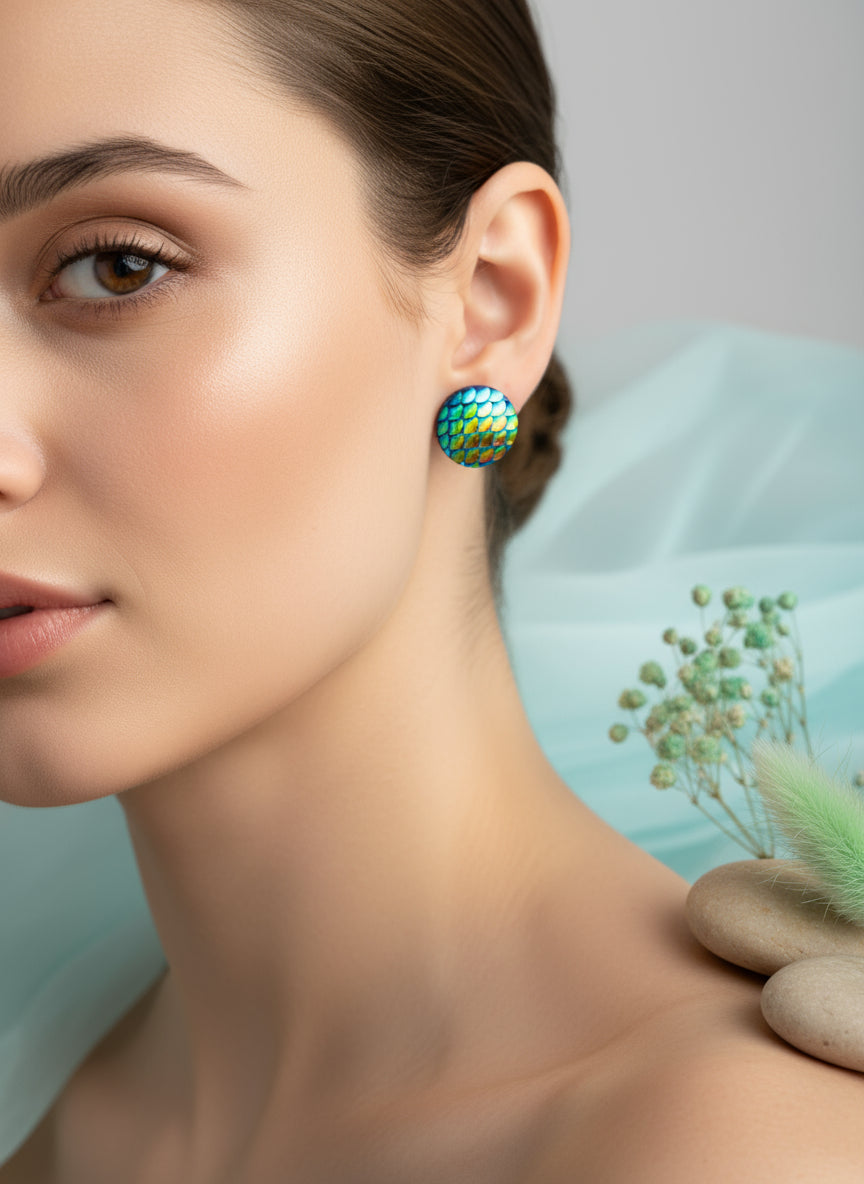 Plastic Sparkling Earring